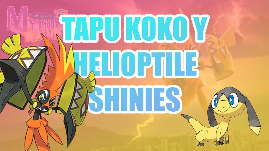 Pokemon GO Tapu Koko y Helioptile portada