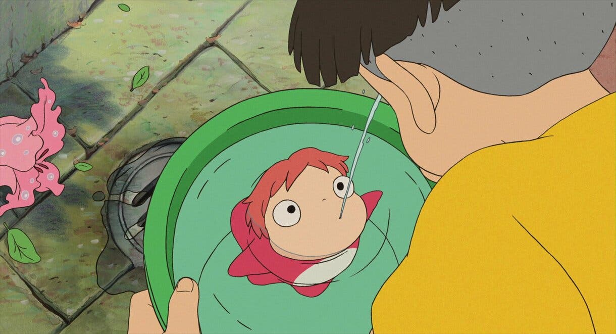 Ponyo en el acantilado Studio Ghibli