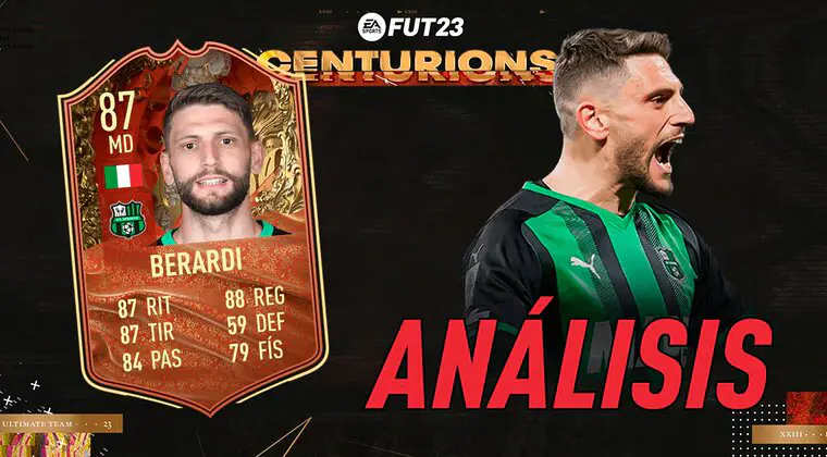 Imagen de FIFA 23: análisis de Domenico Berardi Centurions. ¿Una de las mejores cartas gratuitas?