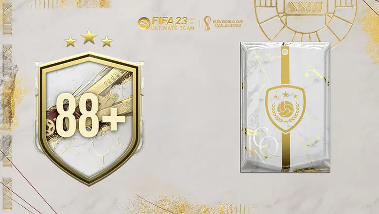 FIFA 23 Ultimate Team SBC Mejora de icono top, medio o WC 88+