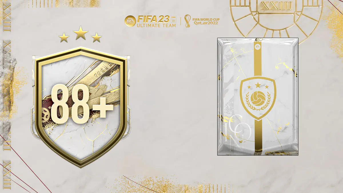 FIFA 23 Ultimate Team SBC Mejora de icono top, medio o WC 88+