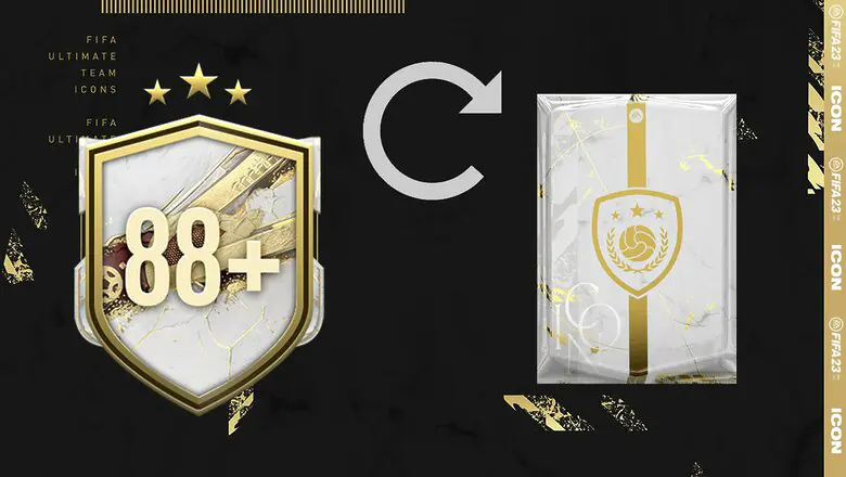 FIFA 23 Ultimate Team SBC Mejora de icono top, medio o WC 88+