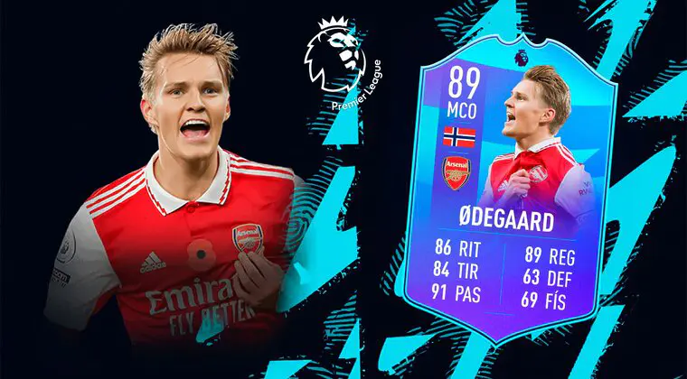 Imagen de FIFA 23: ¿Merece la pena Martin Odegaard POTM de la Premier League? + Solución del SBC