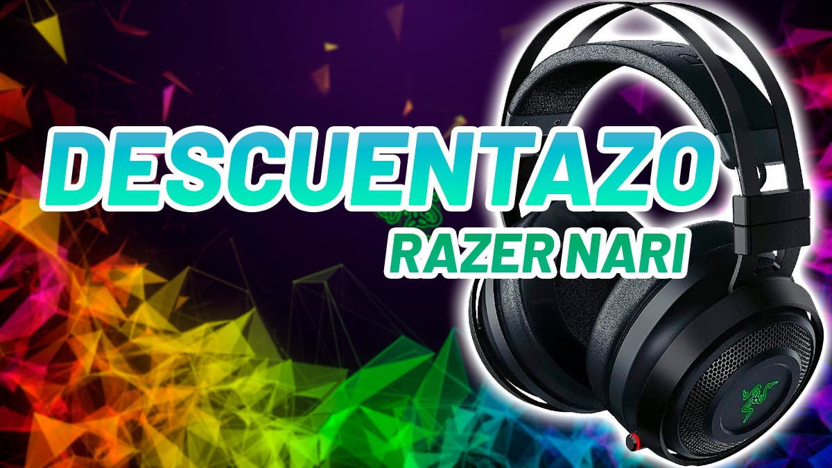 Auriculares gaming  Diadema Con Cable - Razer, Nari Ultimate, Autonomía 20  h, Micrófono, Negro