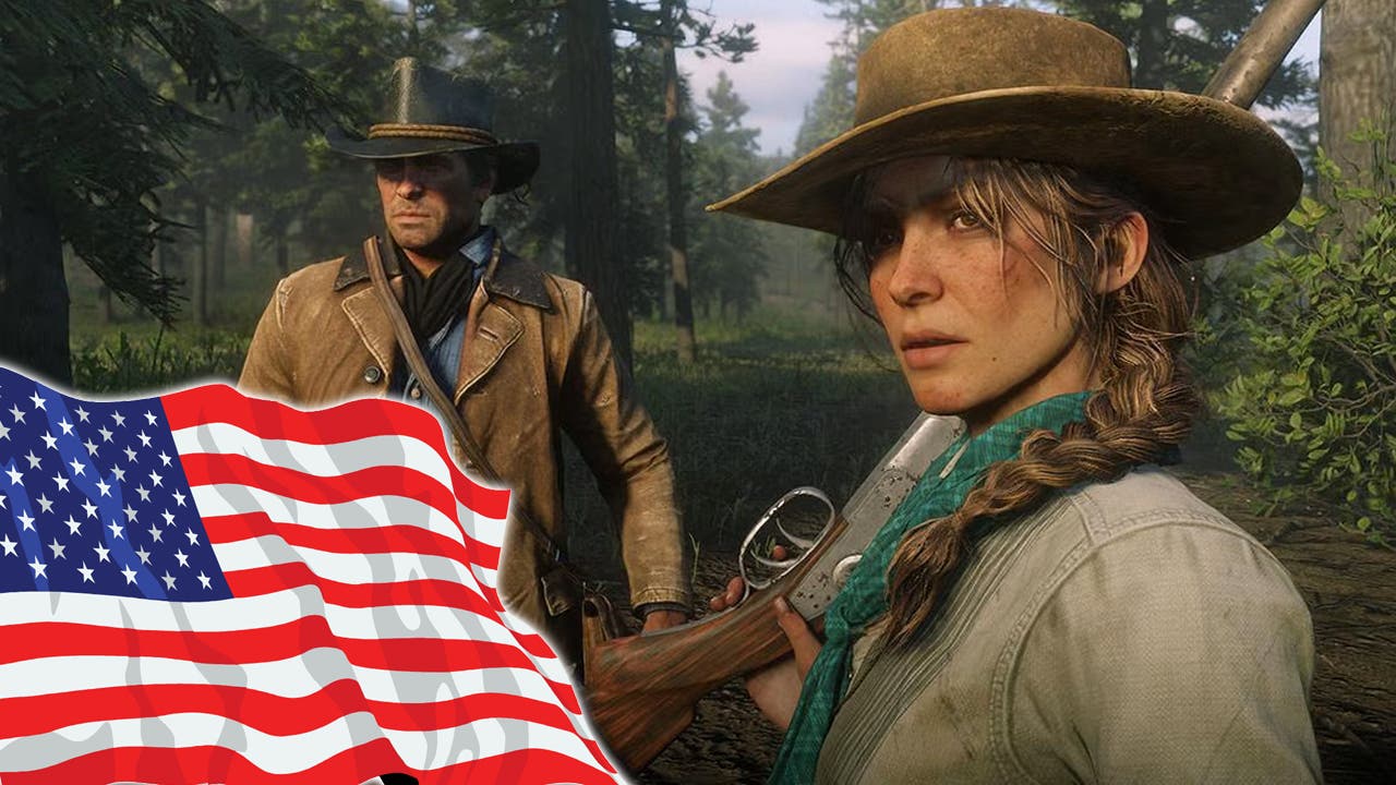 red dead redemption 2 usa flag