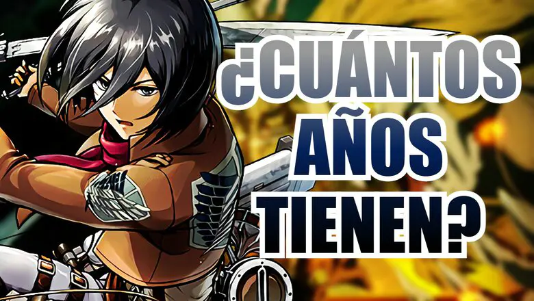 shingeki no kyojin años edades