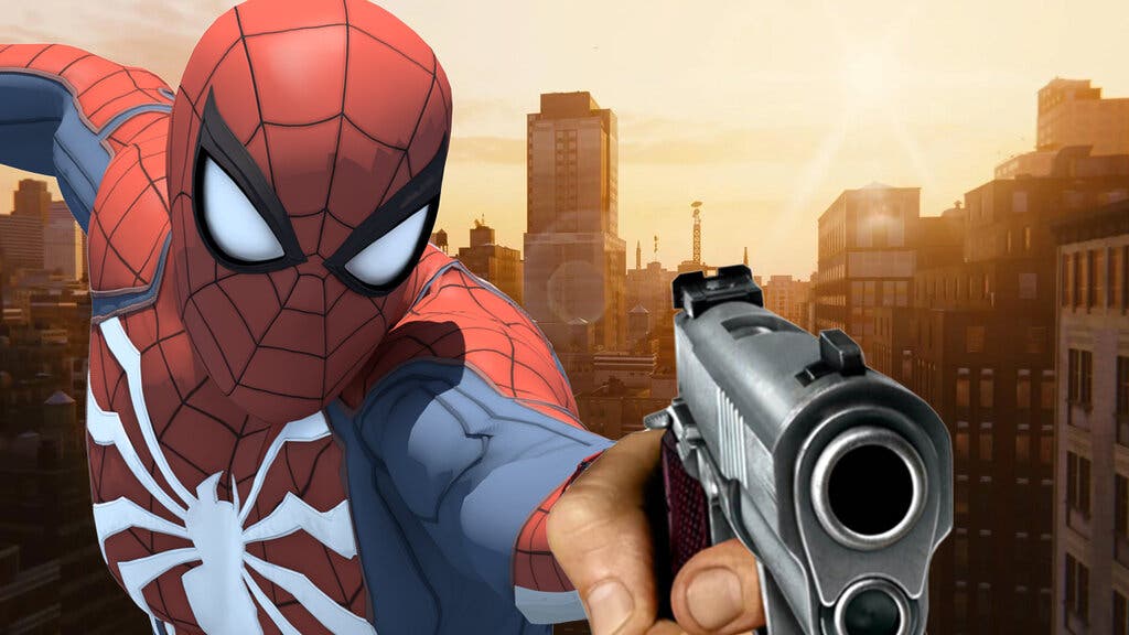 spider-man pistola