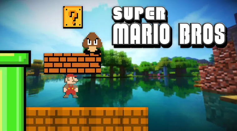 Imagen de Jugar a Super Mario Bros ya es posible en Minecraft gracias a esta fabulosa creación