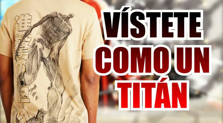 Imagen de Ataque a los Titanes: Renueva tu vestuario con esta colección de ropa en Celio