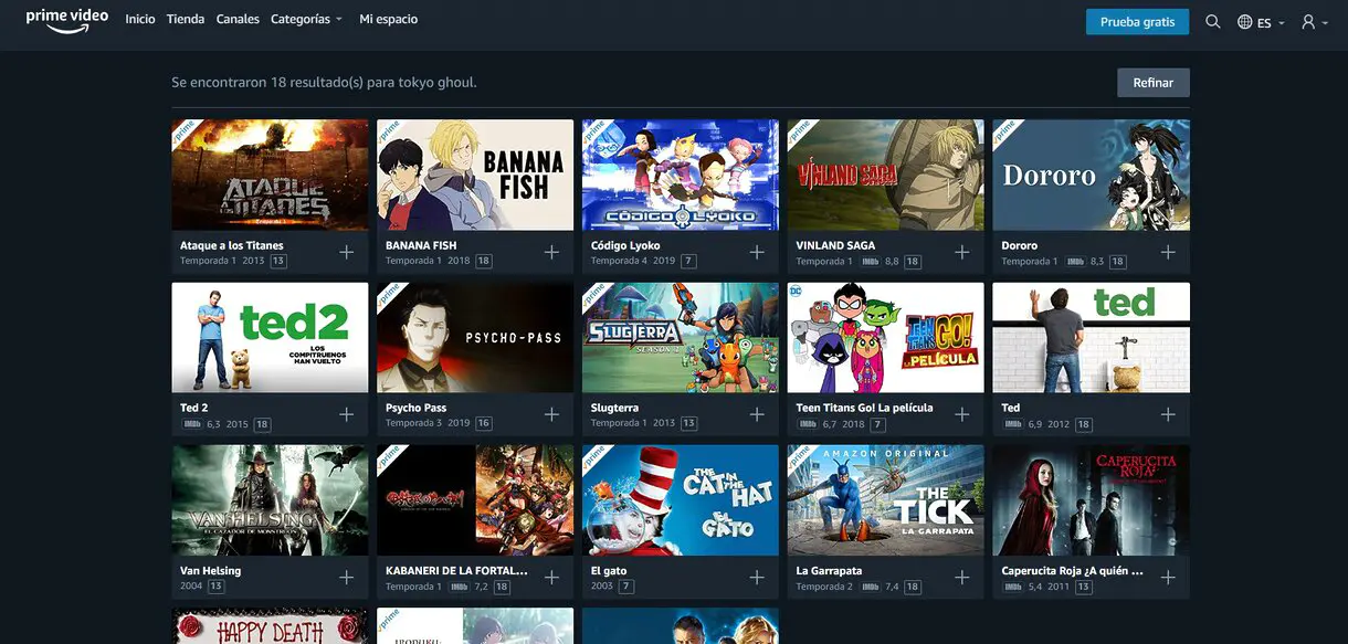 tokyo ghoul prime video