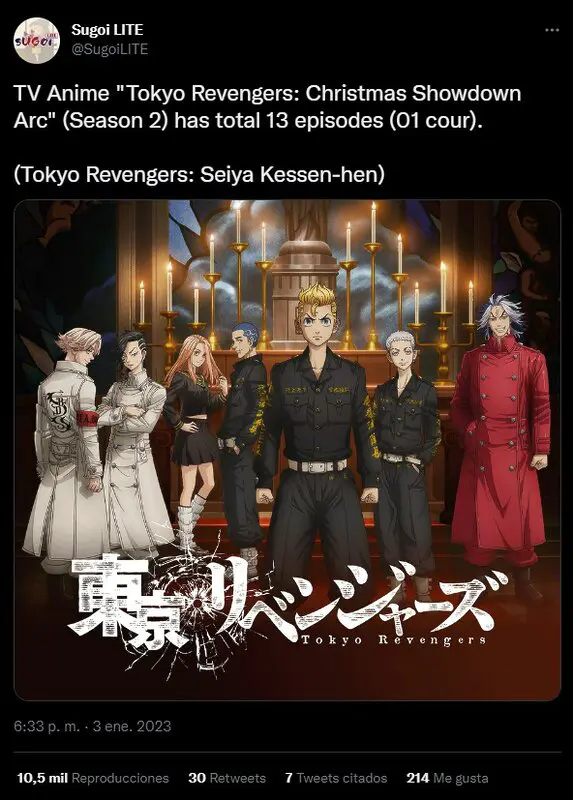tokyo revengers s2 tuit