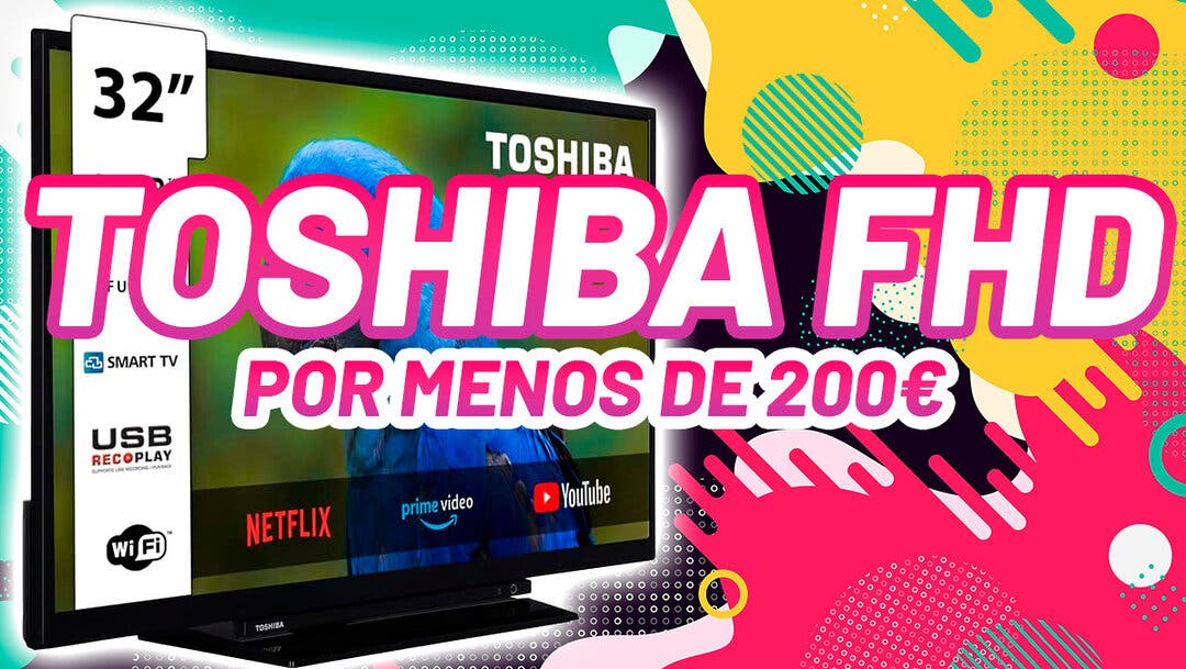 Toshiba TV 32L3163DG Smart TV de 32, con Resolución Full HD (1920