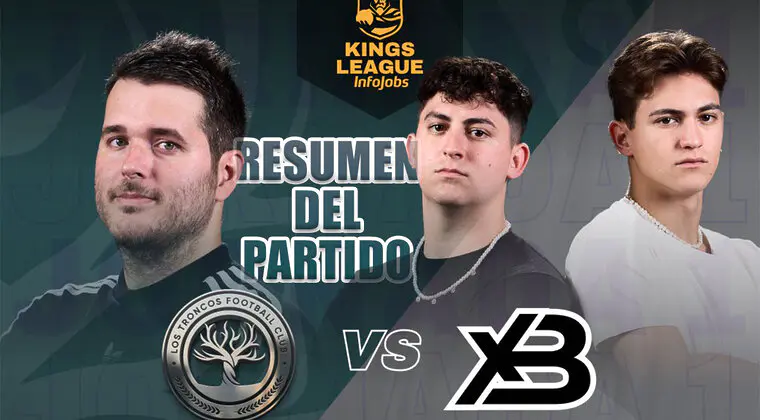 Imagen de Kings League Jornada 1: Los Troncos FC VS xBuyer Team, resumen del partido entre los equipos de Perxitaa y los hermanos Buyer