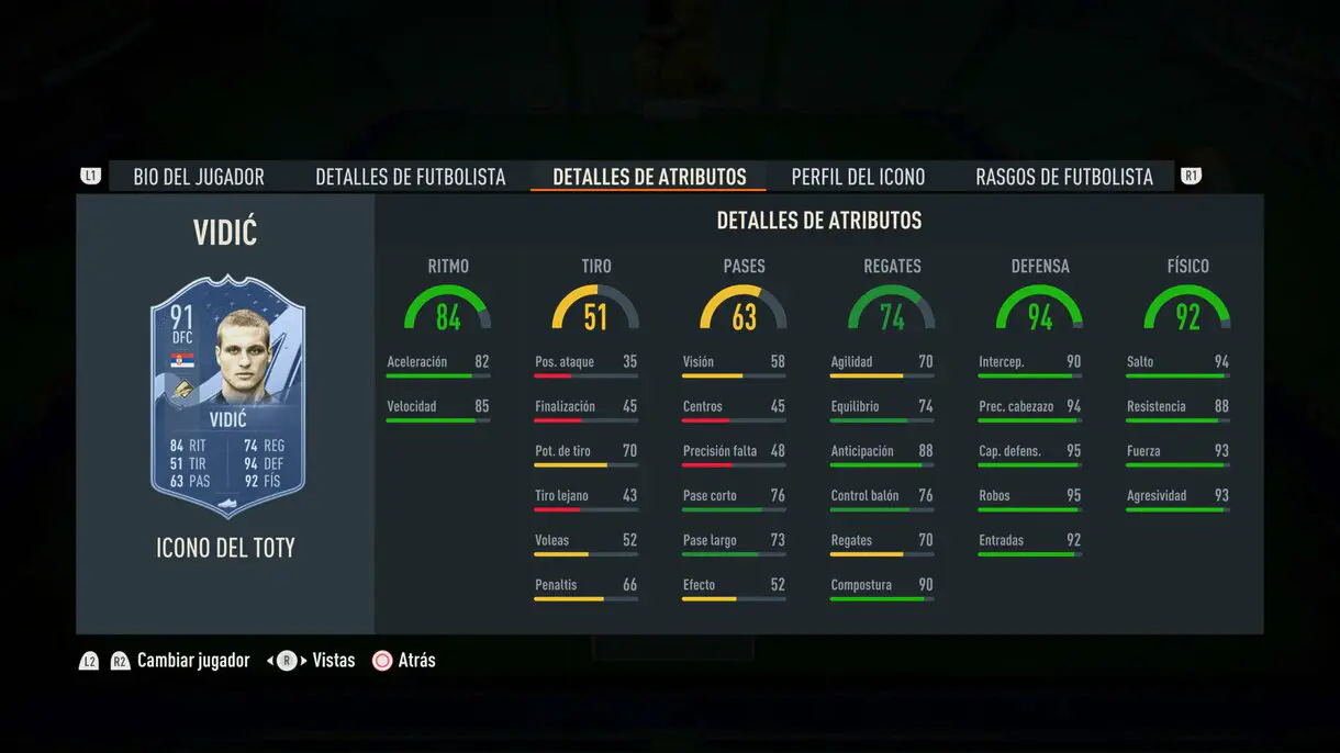 vidic icono toty fifa 23
