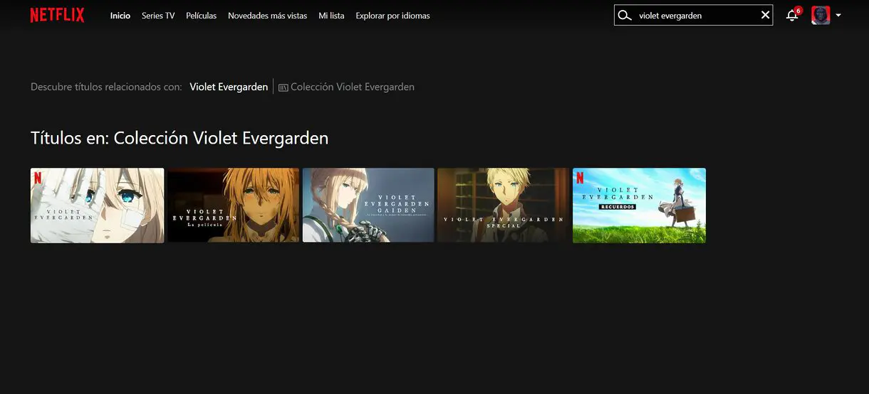 violet evergarden netflix