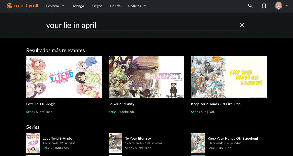 Your Lie in April Crunchyroll