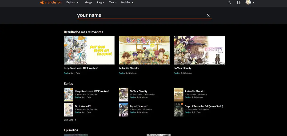 your name crunchyroll
