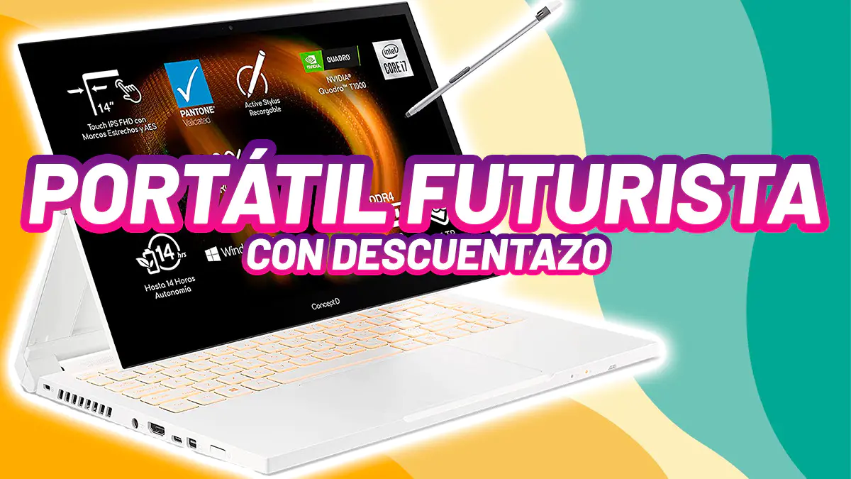 Portátil futurista