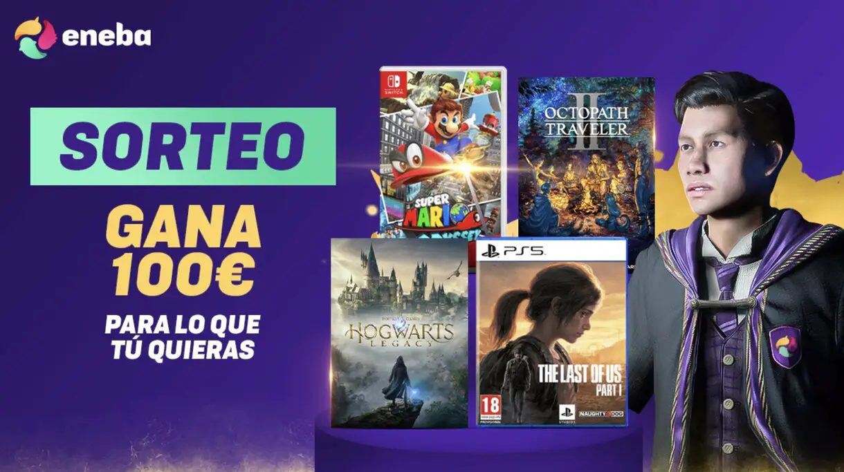 Puedes ganar hasta 100€ en juegos en Eneba