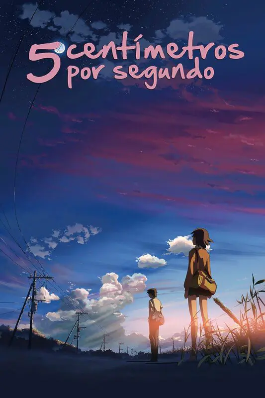 5 cm por segundo Makoto Shinkai poster