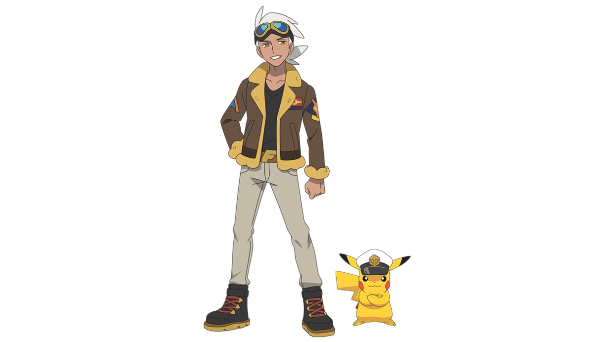 anime Pokemon Friede y Capitan Pikachu