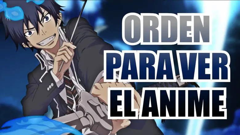 blue exorcist orden del anime