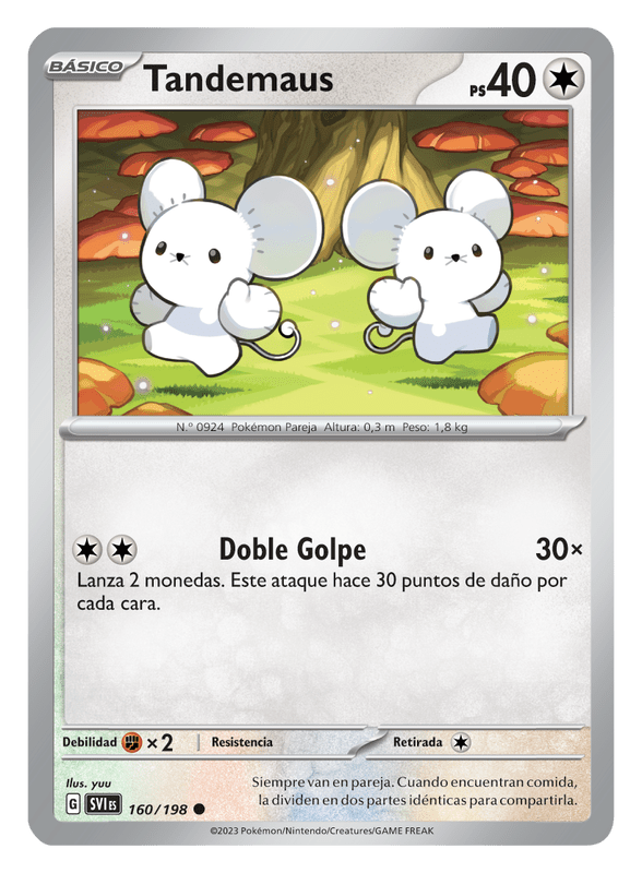 carta Tandemaus JCC Pokemon