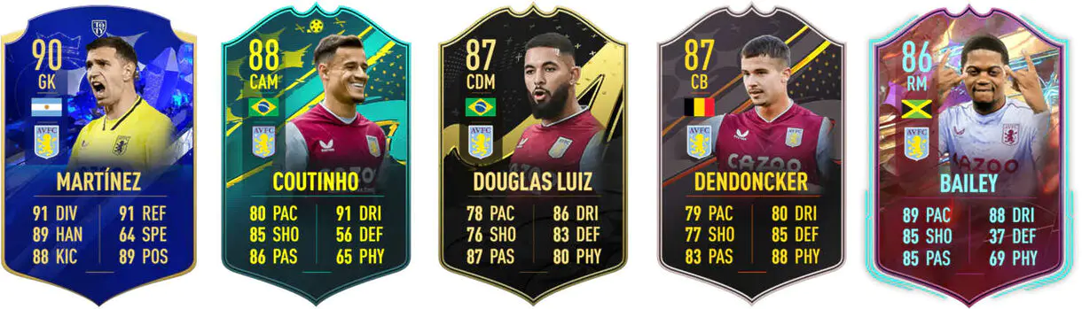 Versiones especiales Aston Villa FIFA 23 Ultimate Team