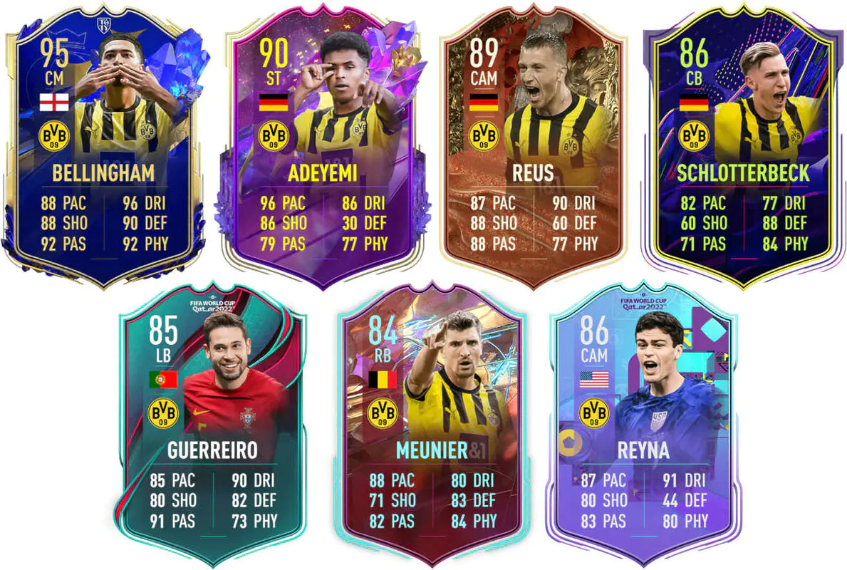 Cartas competitivas y decentes Borussia Dortmund FIFA 23 Ultimate Team