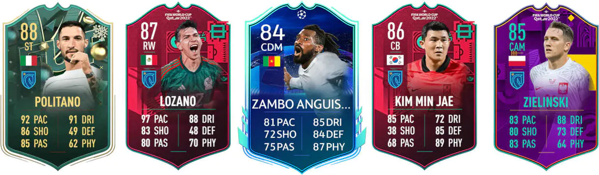Versiones especiales competitivas Napoli FIFA 23 Ultimate Team