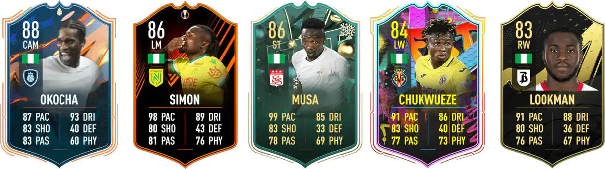 Versiones especiales competitivas o usables Nigeria FIFA 23 Ultimate Team