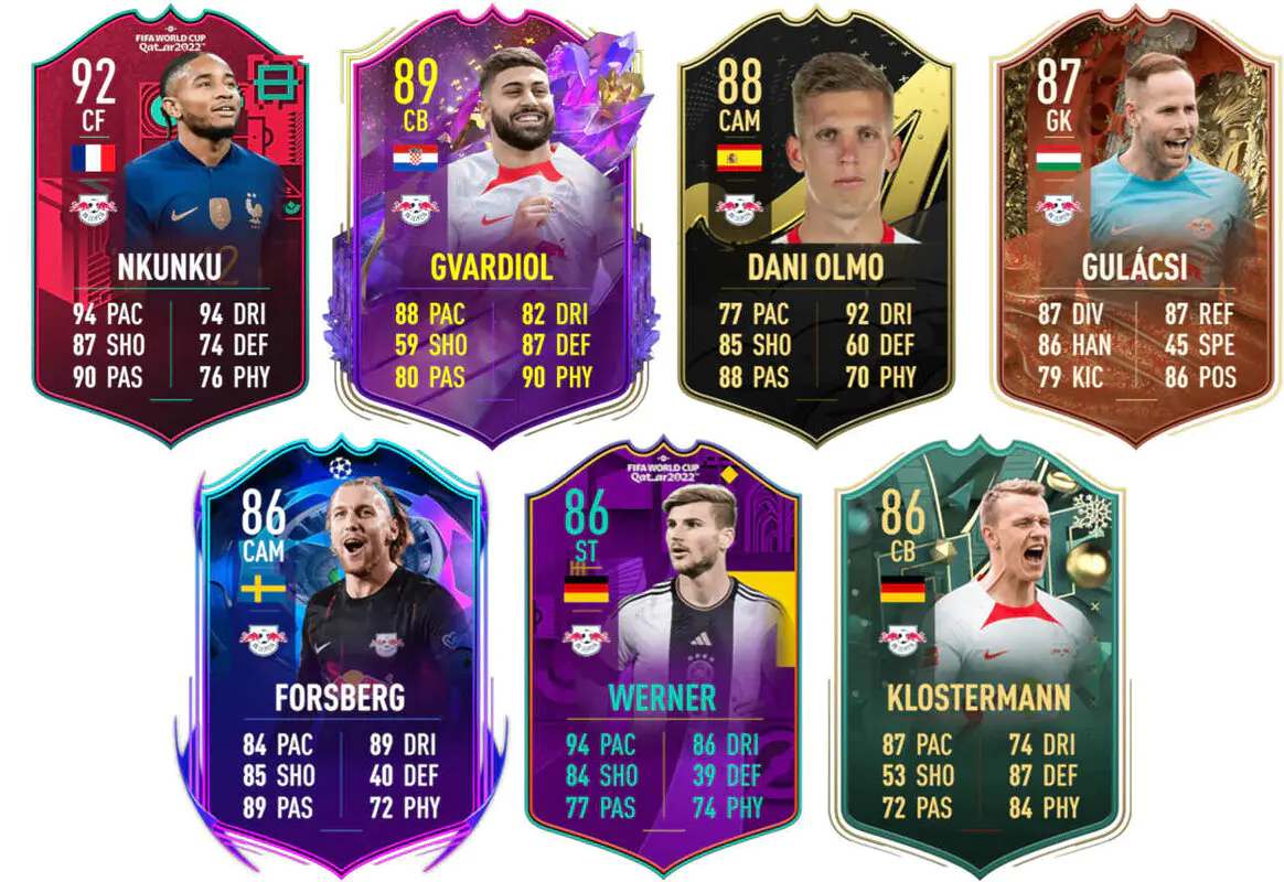 Principales versiones especiales RB Leipzig FIFA 23 Ultimate Team
