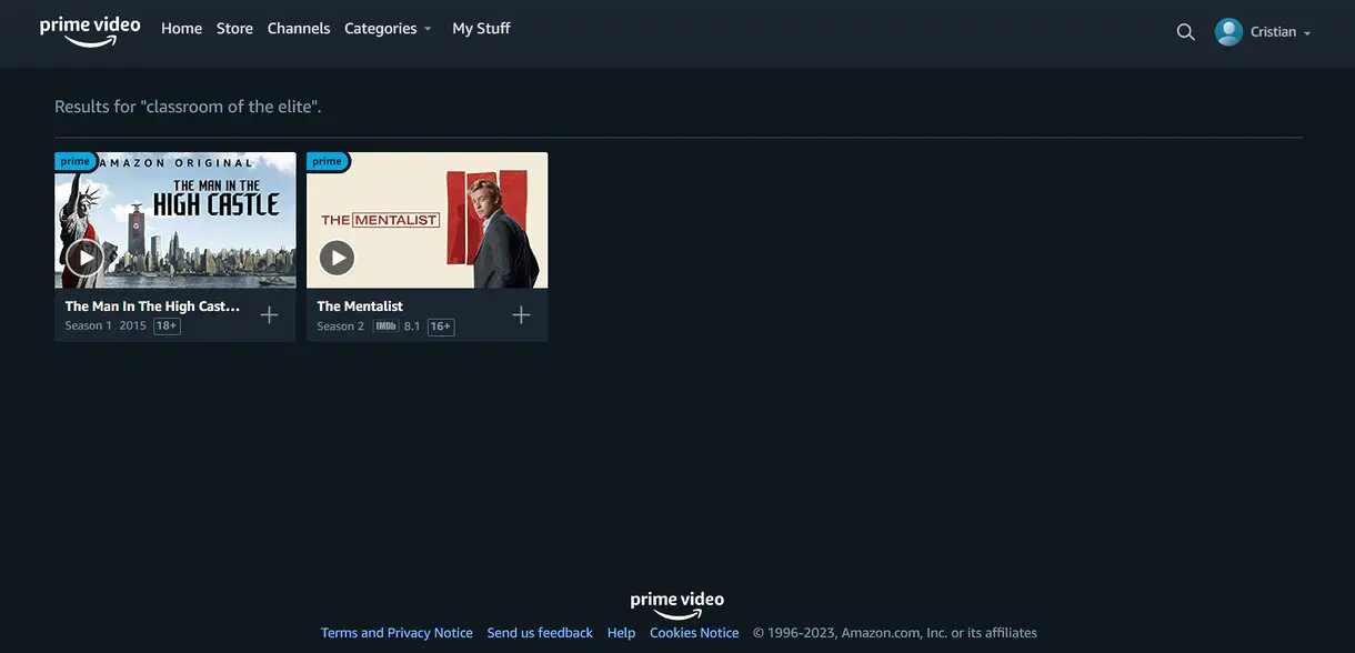 classroom of the elite prime video
