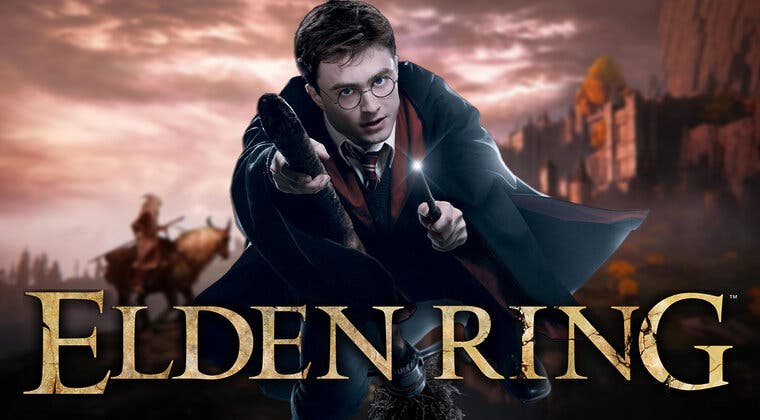 Imagen de Así es el crossover de Elden Ring y Hogwarts Legacy con el que no esperabas encontrarte