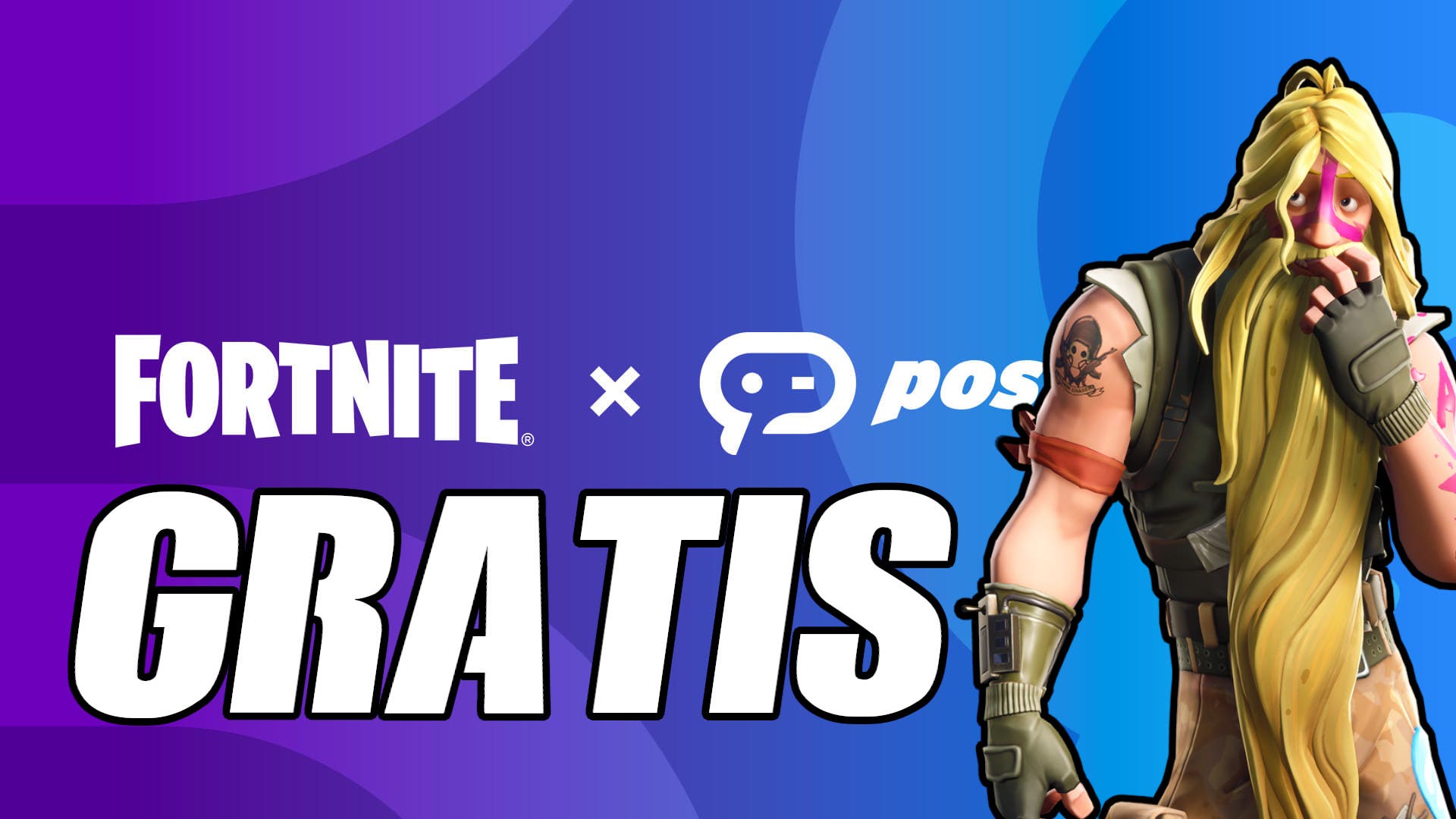Fortnite: how to get a new wrapper and graffiti for free using the Postparty app