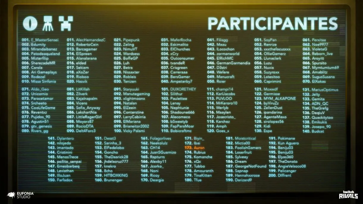Squid Craft Games 2 participantes