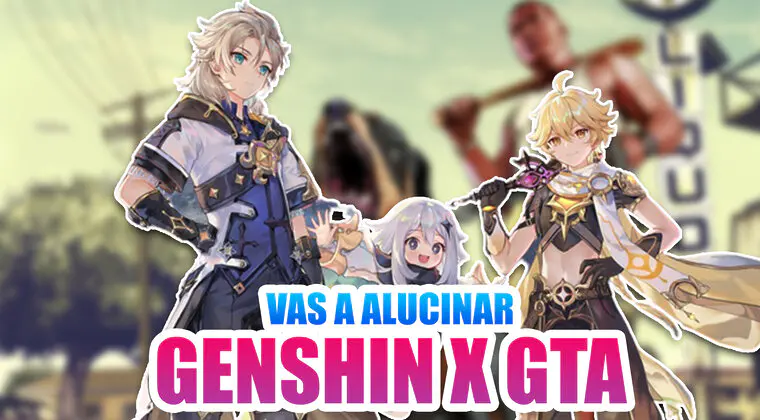 Imagen de Genshin Impact x GTA V: Un fan ha creado pantallas de carga de Genshin Impact inspiradas en GTA