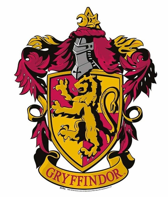 Gryffindor escudo en Hogwarts Legacy