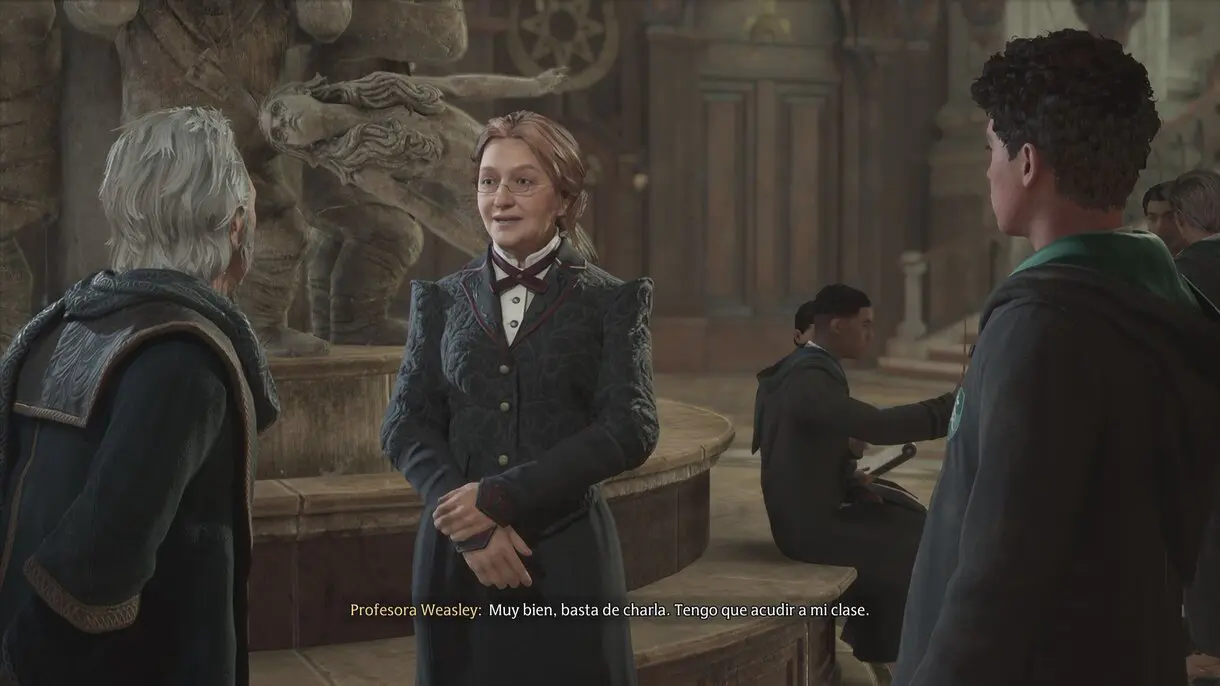 La profesora Weasley nos dará la guía de campo