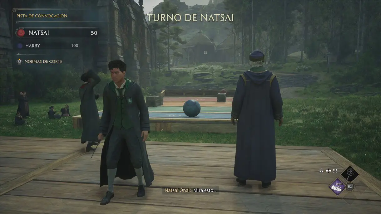 Este es el minijuego en el que aprenderás a usar Accio