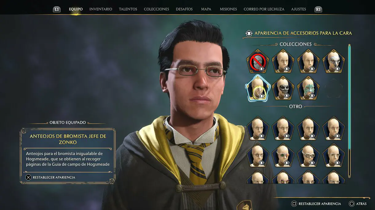 Anteojos de bromista jefe de Zonko de Hogwarts Legacy