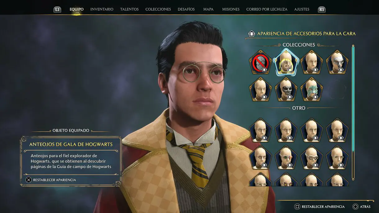 Anteojos de gala de Hogwarts de Hogwarts Legacy