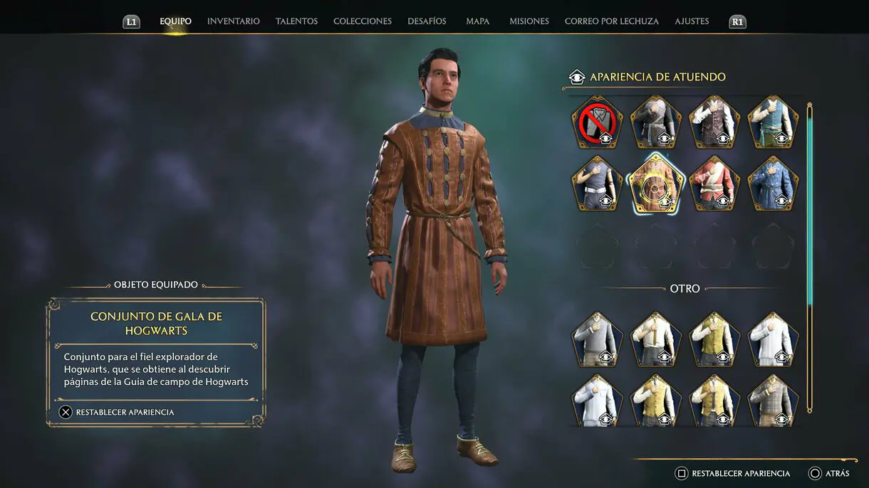 Conjunto de gala de Hogwarts de Hogwarts Legacy