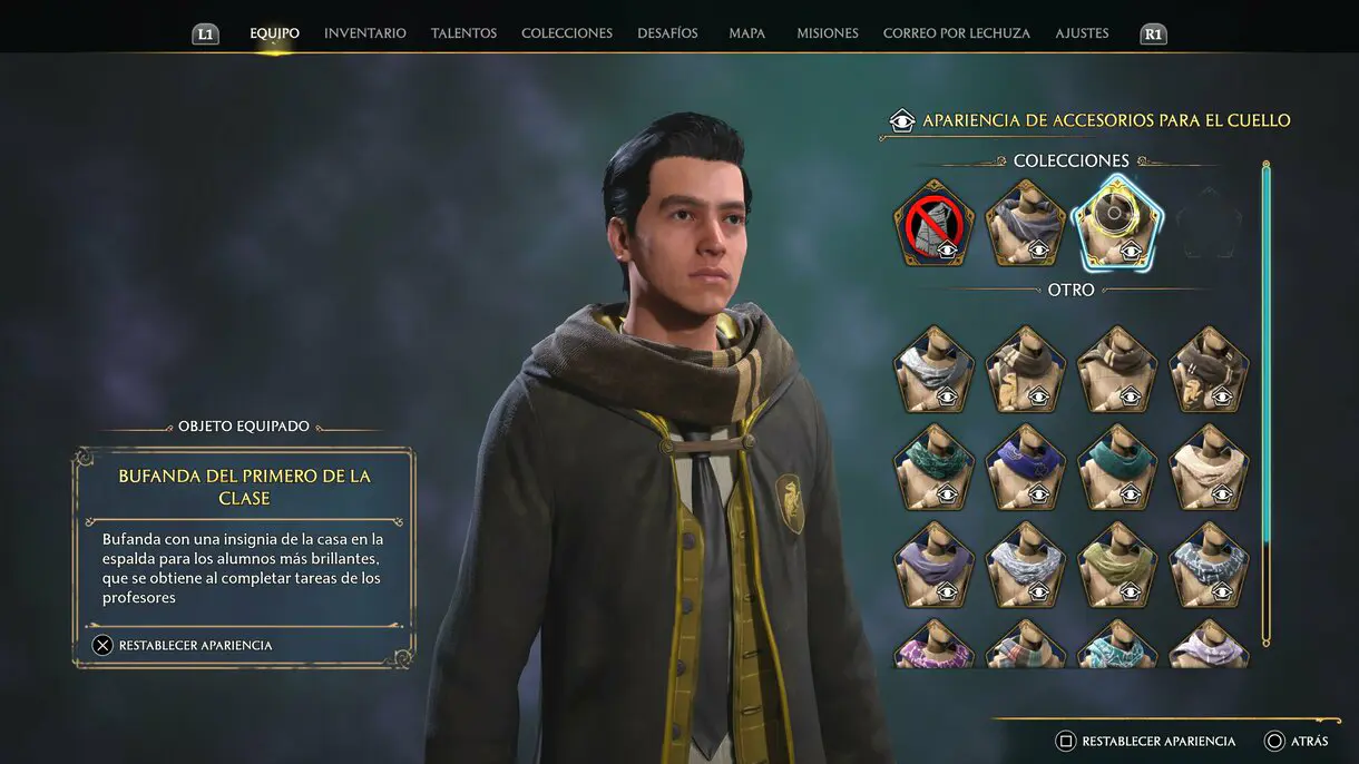 Bufanda del primero de la clase de Hogwarts Legacy