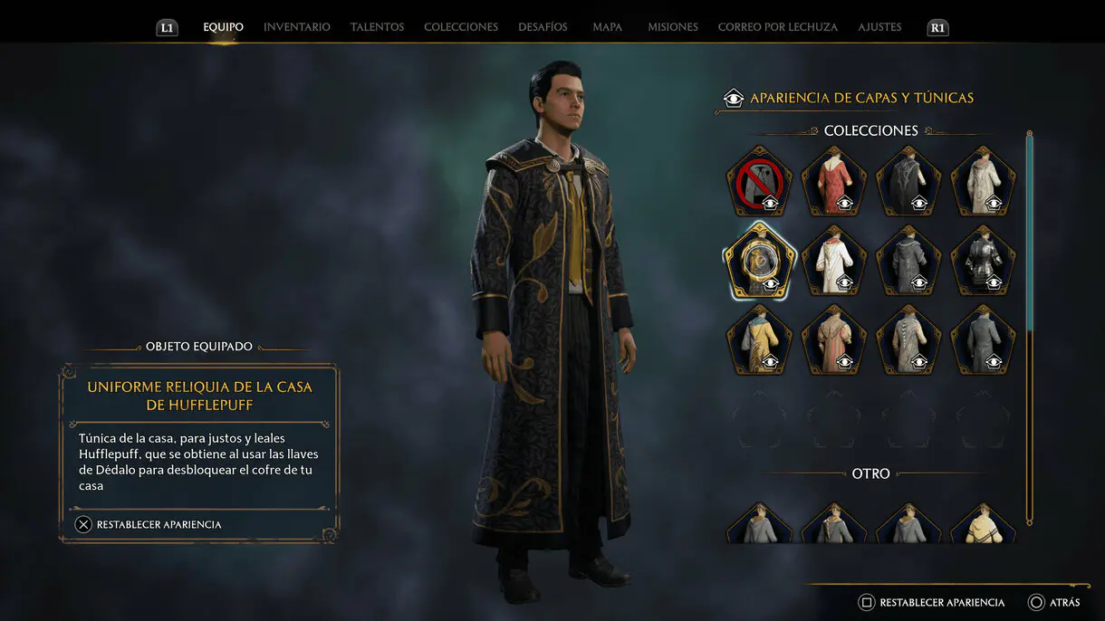 hogwarts legacy atuendo