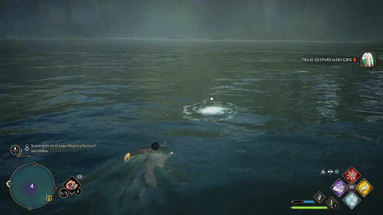 Buscar en el Lago de Hogwarts