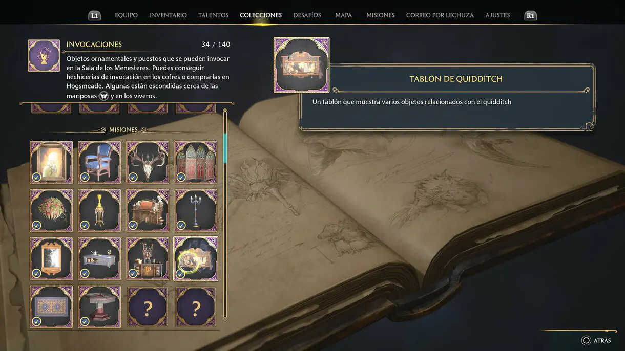 Tablón de quidditch