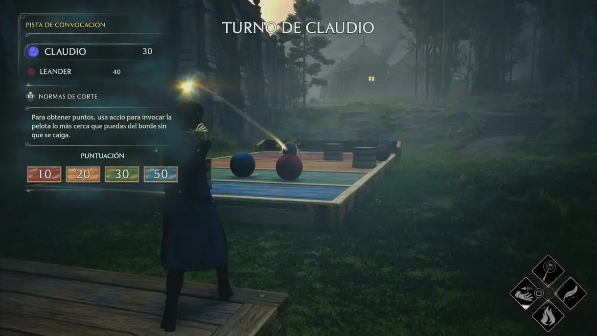 Jugando en la Pista de Convocación