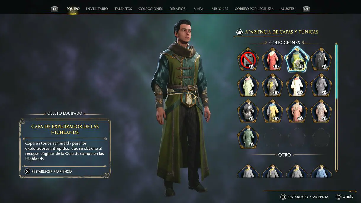 Capa de explorador de las Highlands