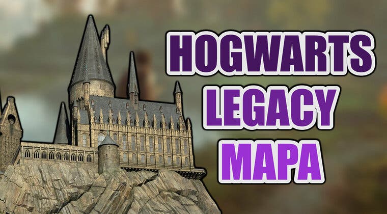 Imagen de Filtrado el mapa de Hogwarts Legacy al completo, y es más grande lo que imaginas